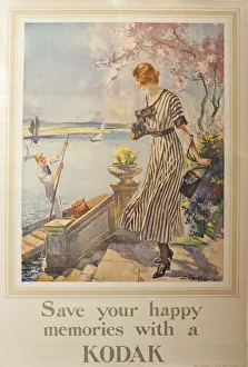 Images Dated 4th March 2019: Poster, Save your happy memories with a Kodak