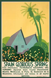 Images Dated 21st June 2019: Poster, Spain Glorious Spring