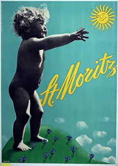 Poster, St Moritz, Switzerland