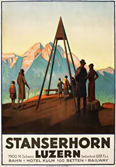 Poster, Stanserhorn, Lucerne, Switzerland
