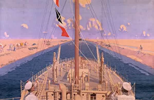 Canal Collection: Poster of the Suez Canal