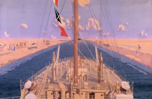 Poster of the Suez Canal