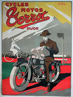 Poster, Terrot Motor Cycles, Dijon, France