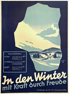 Tyrol Prints: Poster, Tyrol and Salzburg, winter sports