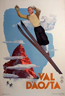 Poster, Val d'Aosta, Italy