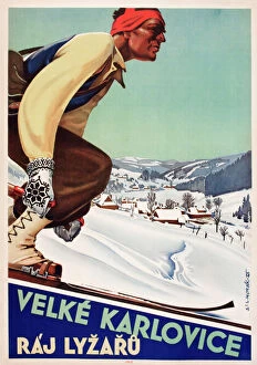Region Collection: Poster, Velke Karlovice, Raj Lyzaru