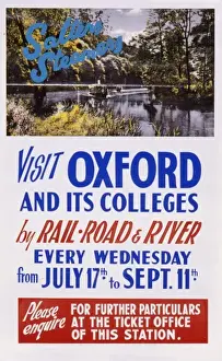 Poster for visits to Oxford and its colleges