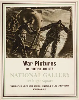 Images Dated 4th March 2019: Poster, War Pictures by British Artists, National Gallery