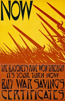 WWI Posters Gallery: Poster for War Savings Certificates