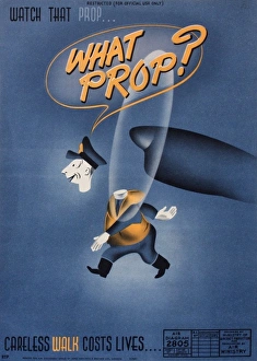 Prop Collection: Poster warning about safety on the airfield