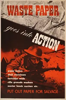 Poster: Waste Paper goes into Action