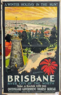 Poster, Winter Holiday in the Sun, Brisbane, Australia