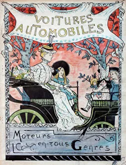 Bastard Prints: Poster, woman and children in a car