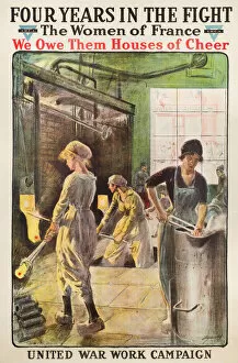 Worker Collection: Poster, Four Years in the Fight, WW1