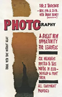 Poster, youth club photography opportunity