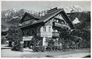 Butchers Prints: Postillon Guesthouse and butchers shop - Garmisch-Partenkirchen