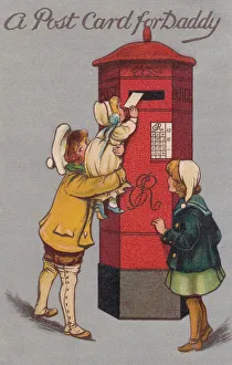 Images Dated 25th October 2019: Posting a letter