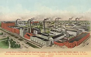 Cereal Prints: Postum Factory