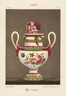 Pot-pourri vase with lid from Sceaux, Paris