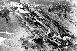 Potters Prints: Potters Bar railway accident on 10th February 1946