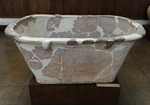 Images Dated 6th January 2014: Pottery bath with four loop handles used probably as a coffi
