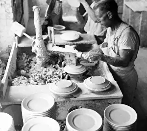 Trenton Prints: Pottery factory Trenton New Jersey USA early 1900s