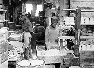 Pottery factory Trenton New Jersey USA early 1900s