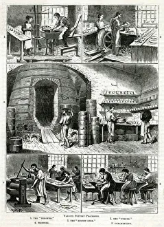 Images Dated 10th June 2019: Pottery processes