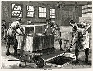 Potters Prints: Pottey -slip-house 1880s