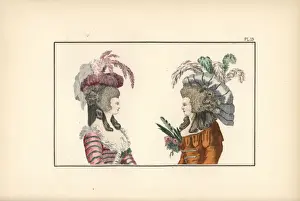 Gauze Prints: Pouf hat and shell hat in gauze