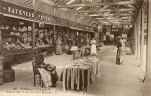 Pouges-Les-Eaux - Shops in the Covered Gallery