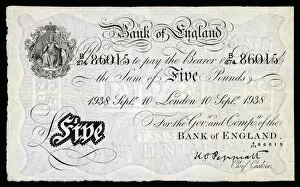 England Gallery: Five pound note