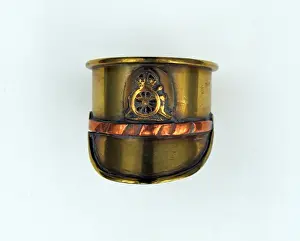 Two pounder pom pom shell case base - Army Service Cap