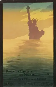 Souscrivez Prints: Pour la liberte du monde. Souscrivez ? emprunt national ? Pour la liberte du monde