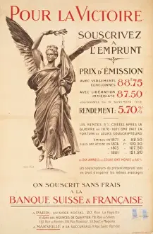 Victoire Prints: Pour la victoire souscrivez ? Emprunt: Banque Suiss Pour la victoire souscrivez ?&#xd82cEmprunt: Banque Suiss