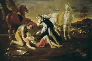 Galilee Prints: POUSSIN, Nicolas (1594-1665). Tancred and Erminia