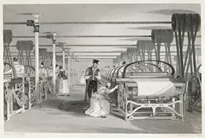 Lancashire Gallery: Power Loom Weaving