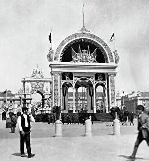 Praca di Commercio, Lisbon, Portugal, early 1900s
