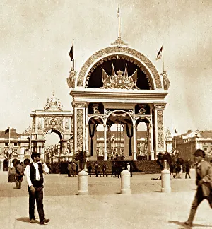 Praca di Commercio, Lisbon, Portugal, early 1900s