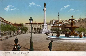 Paving Collection: Praca Dom Pedro IV, Lisbon, Portugal