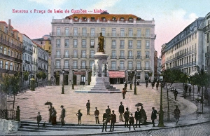 Images Dated 19th August 2016: Praca de Luiz de Camoes, Lisbon, Portugal