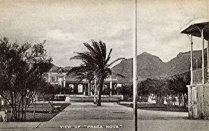 Images Dated 15th February 2018: Praca Nova, Mindello, St Vincent Island, Cape Verde Islands