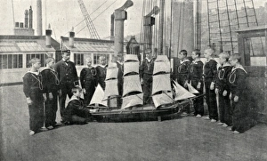 Practical Seamanship, Training Ship Wellesley, North Shields Practical Seamanship, Training Ship Wellesley, North Shields