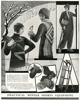Jumpers Prints: Practical winter sports equipment 1929