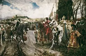 Ortiz Prints: PRADILLA ORTIZ, Francisco (1841-1921). The Surrender