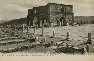 Dec15 Prints: Praetorium, Lambaesis (Southern and Western walls)