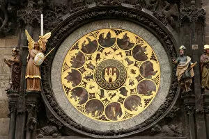 Images Dated 9th June 2012: The Prague Astronomical Clock or Prague Orloj. The calendar