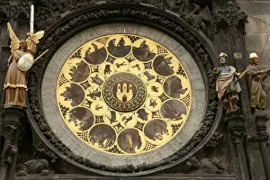 Images Dated 9th June 2012: The Prague Astronomical Clock or Prague Orloj. The calendar