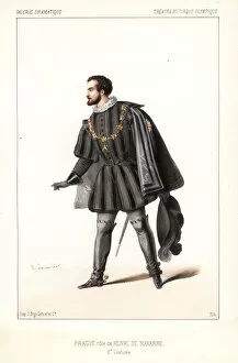 Michel Gallery: Prague as Henri de Navarre in Henri IV, 1846
