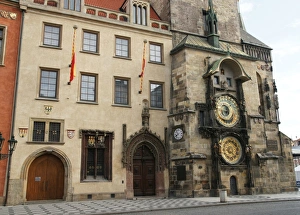Images Dated 11th June 2012: The Prague Orloj, or Astronomical Clock Old Town Hall. Pragu